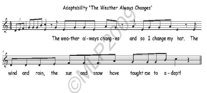 Adaptability Early Years 1 line