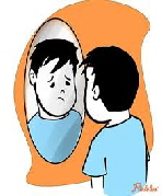mirror sad